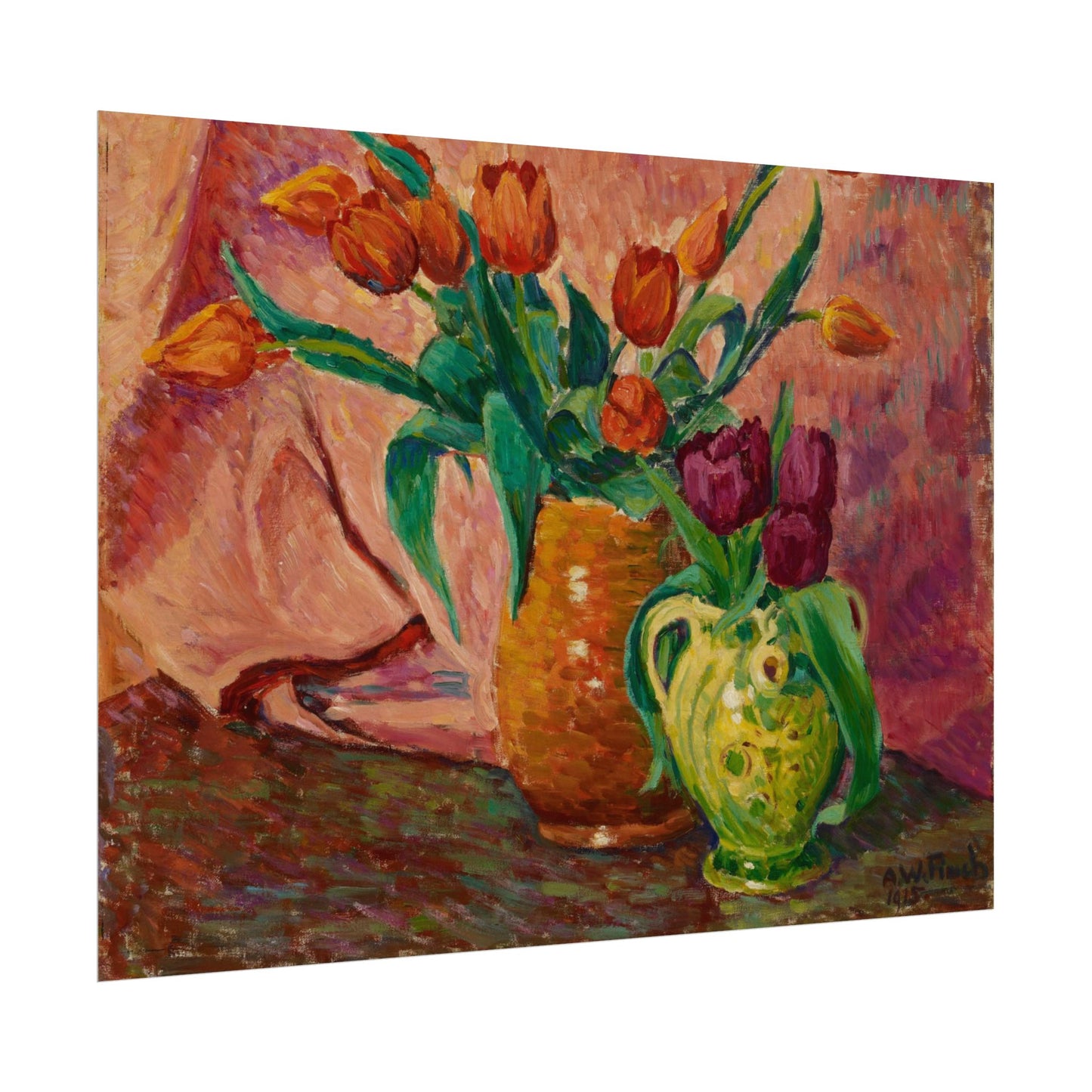 Two Vases with Tulips