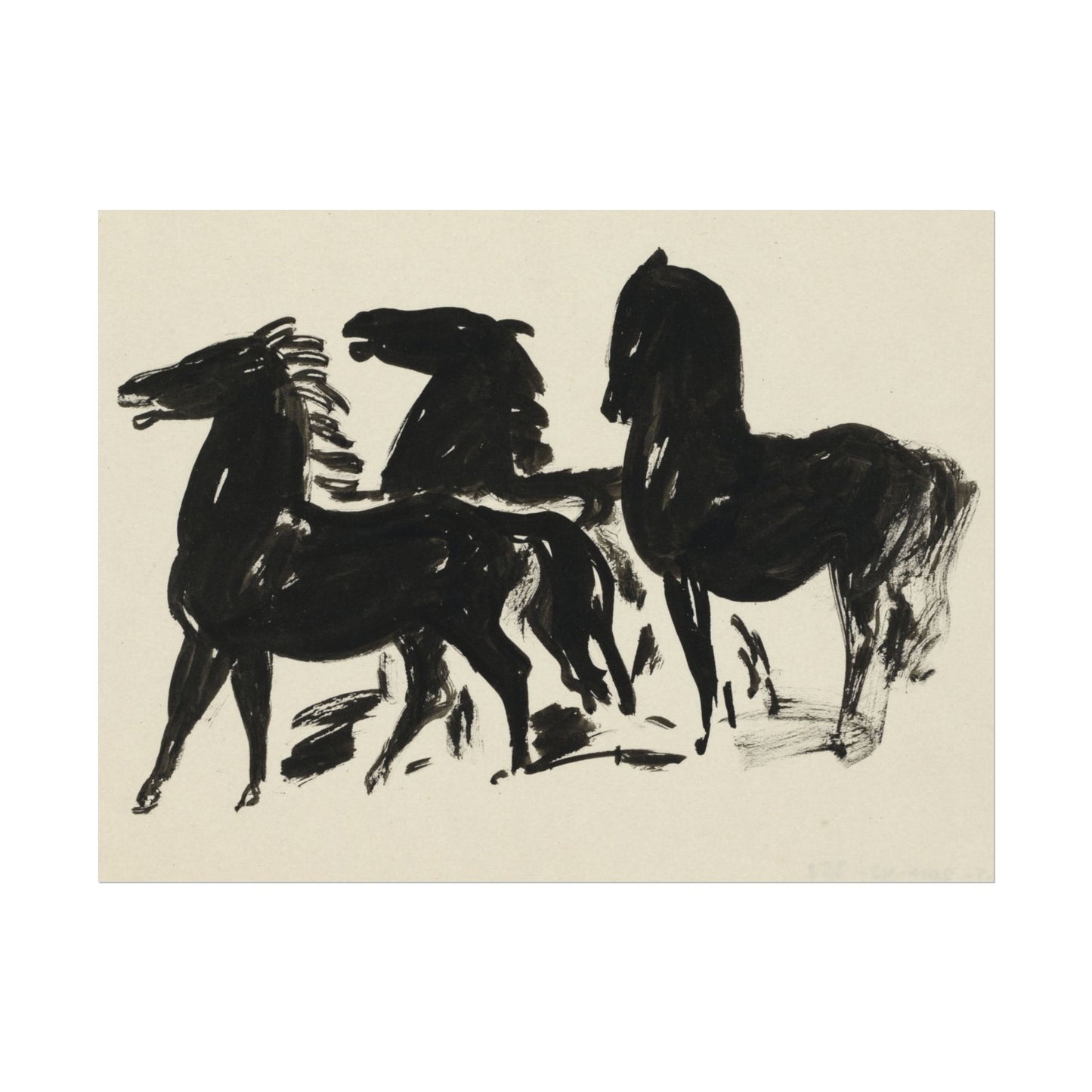 Three Black Horses