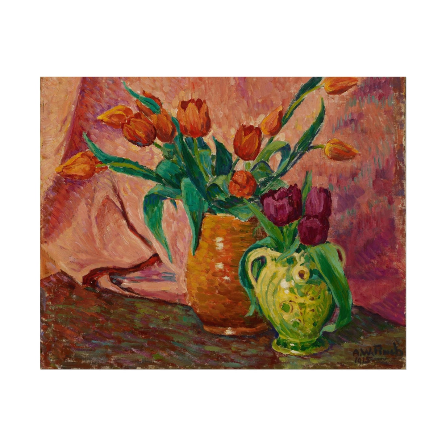 Two Vases with Tulips