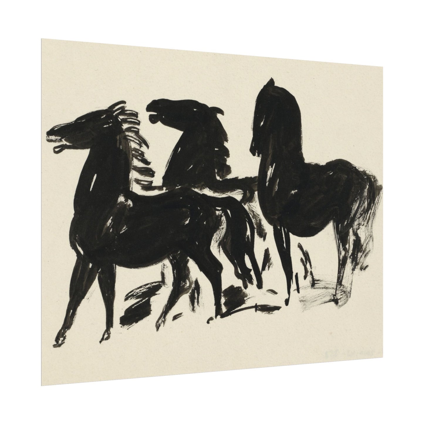 Three Black Horses