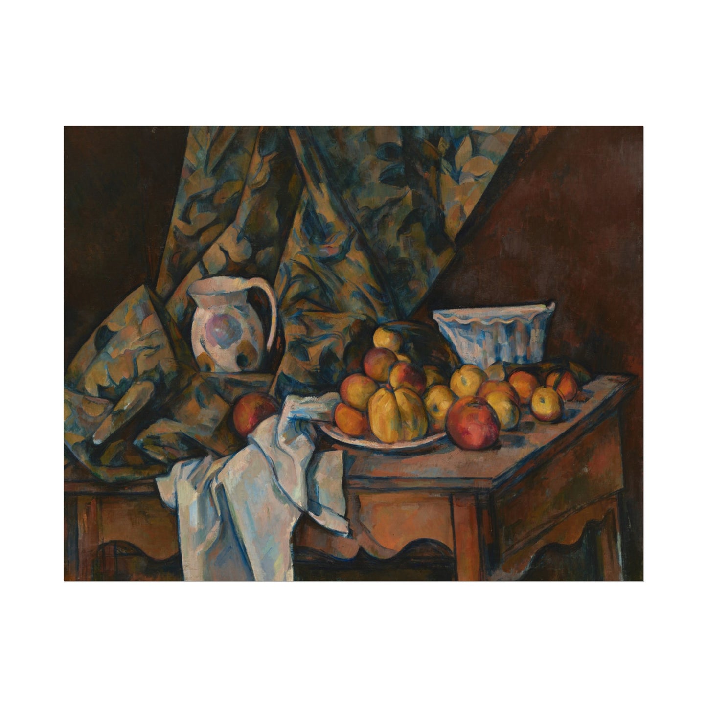 Apples and Peaches Still Life