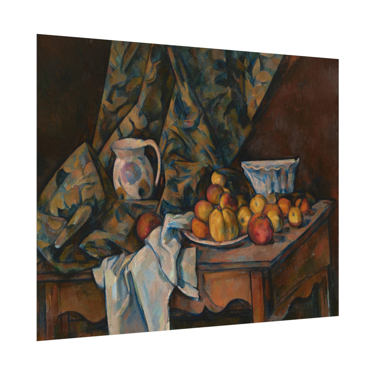 Apples and Peaches Still Life