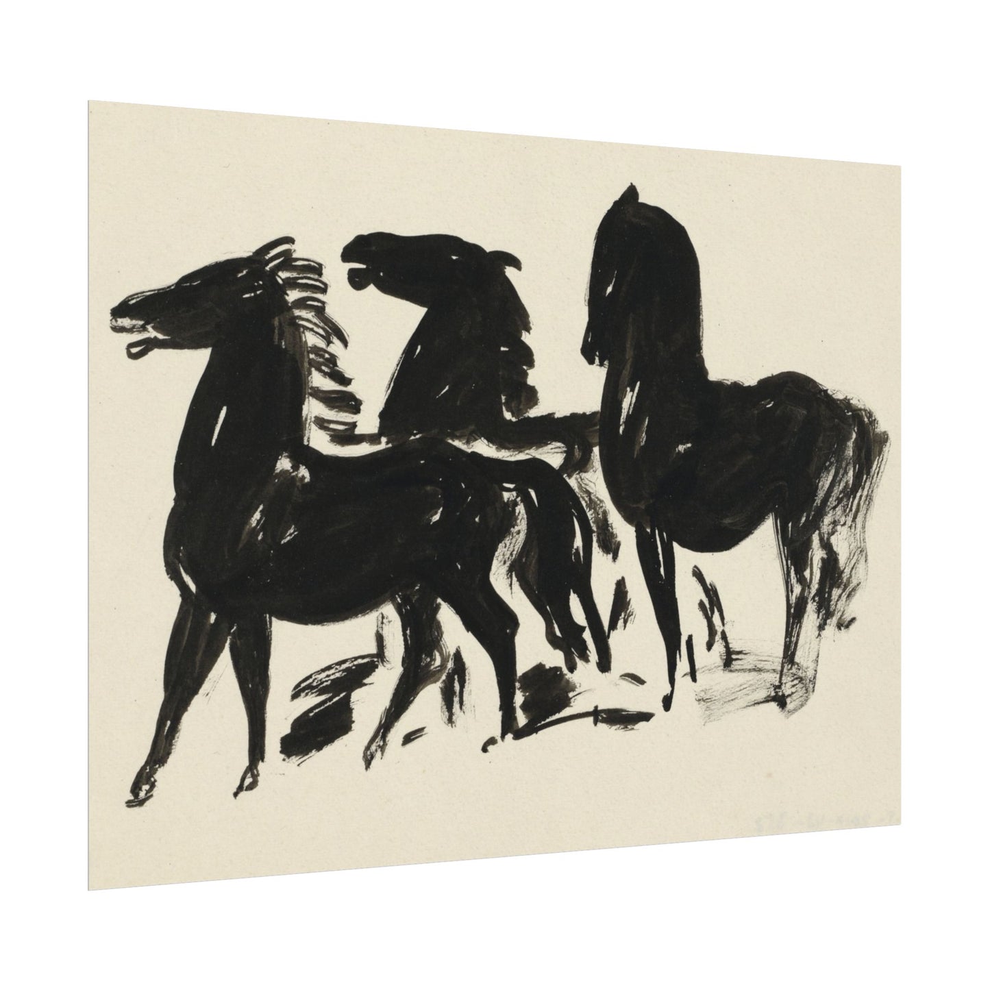 Three Black Horses