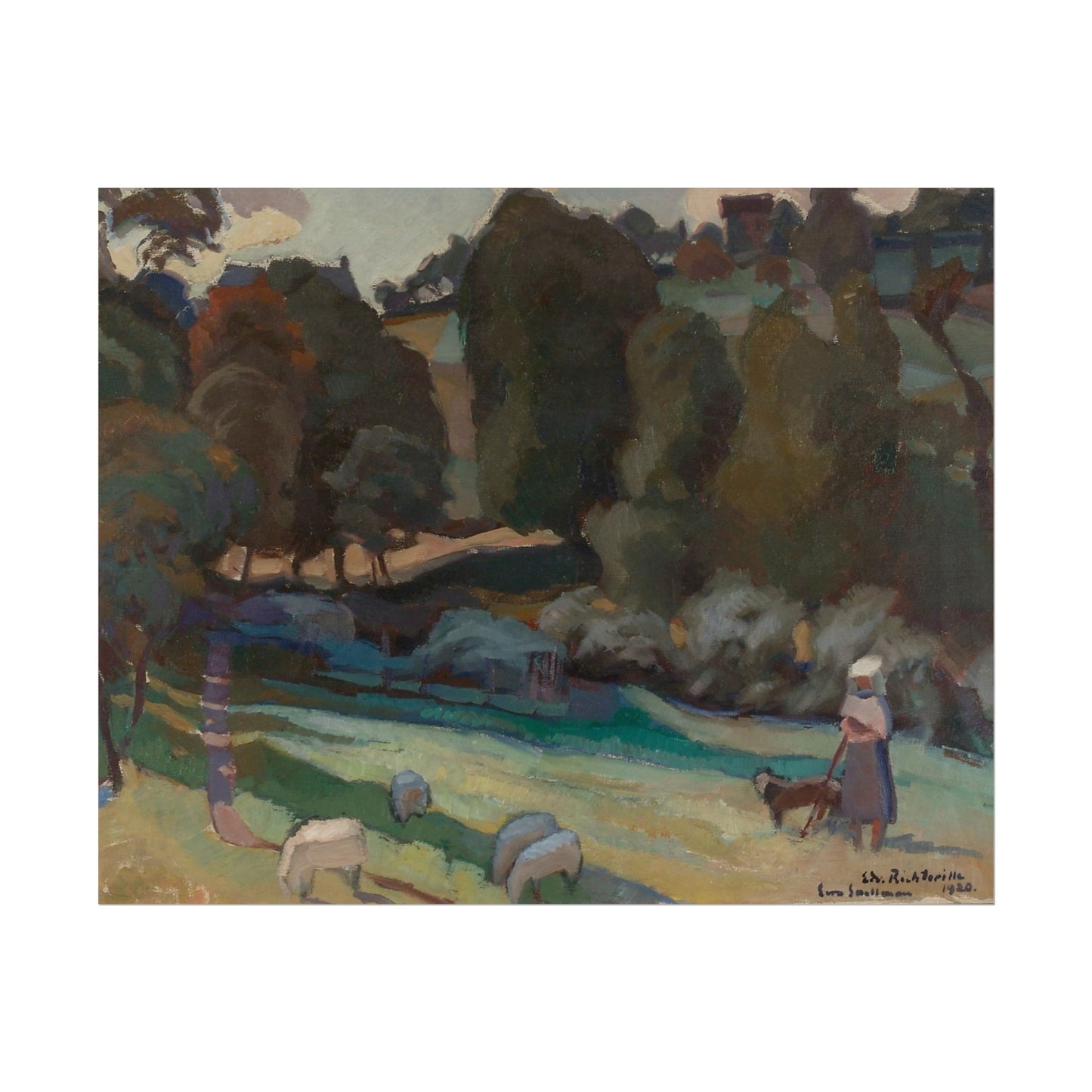 Girl and Sheep