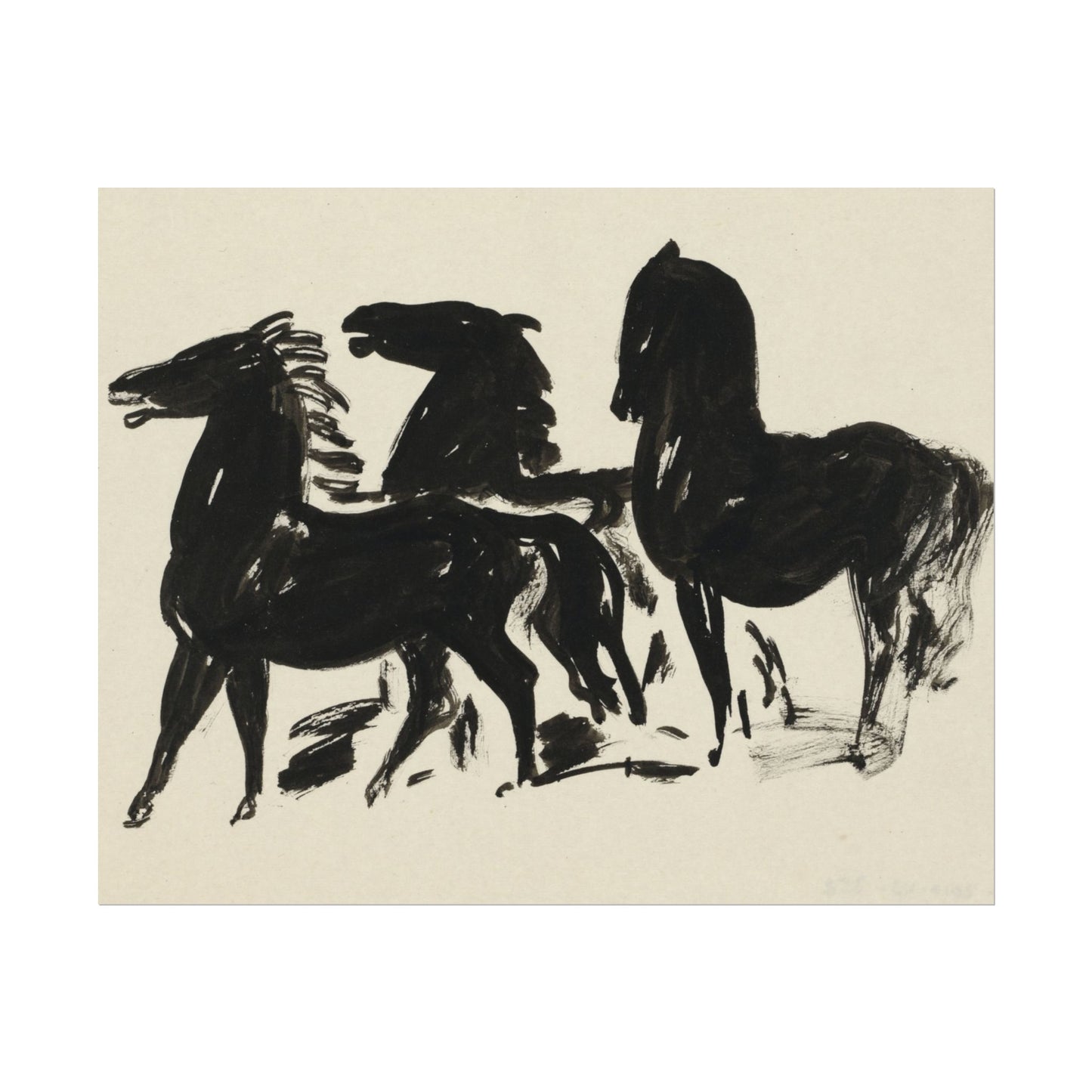 Three Black Horses
