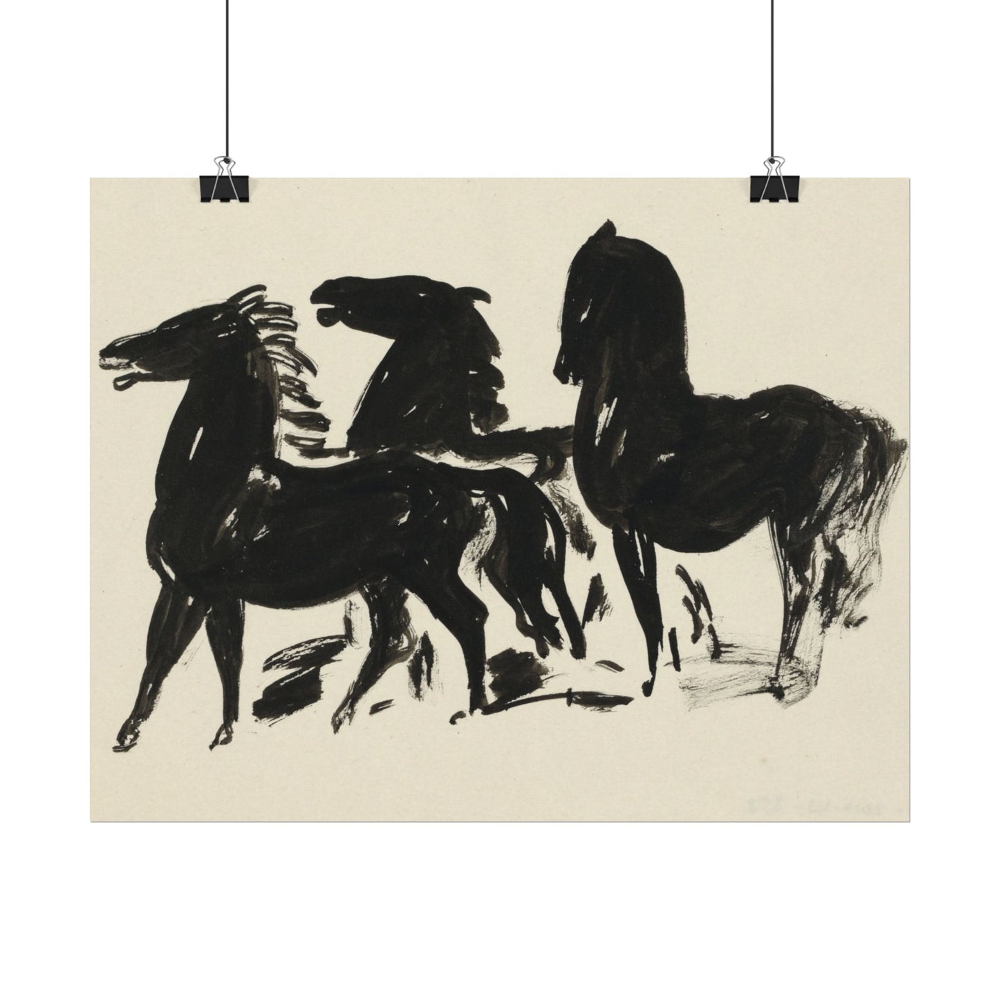 Three Black Horses