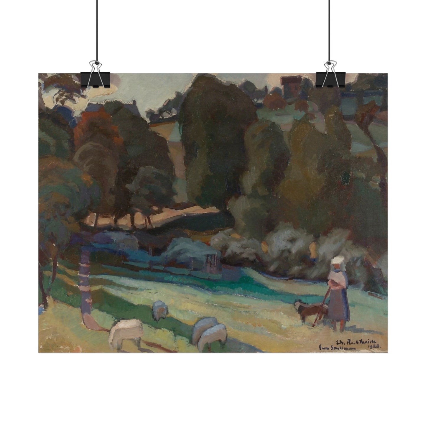 Girl and Sheep