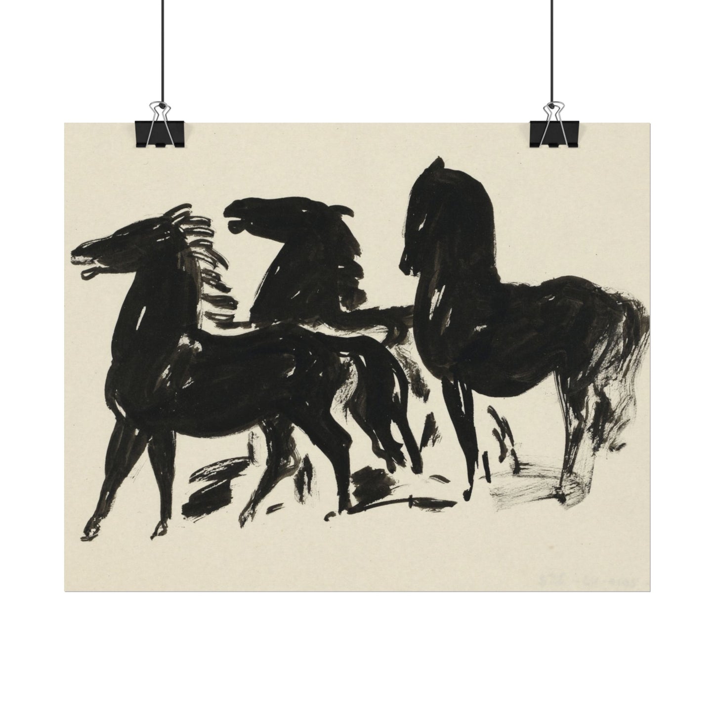 Three Black Horses