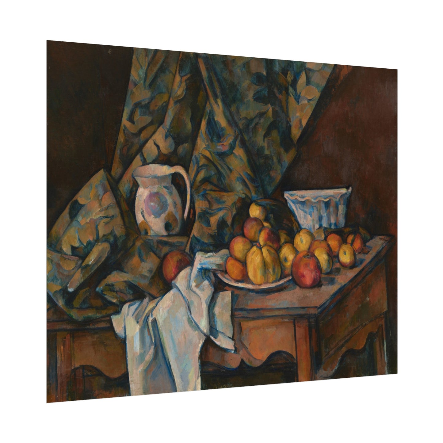Apples and Peaches Still Life