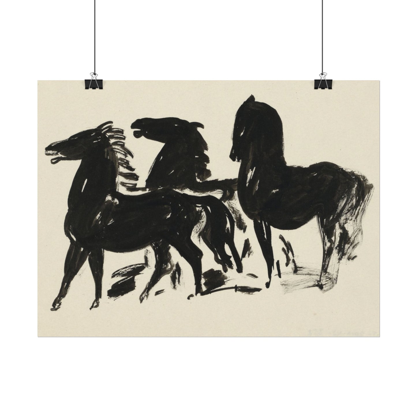 Three Black Horses