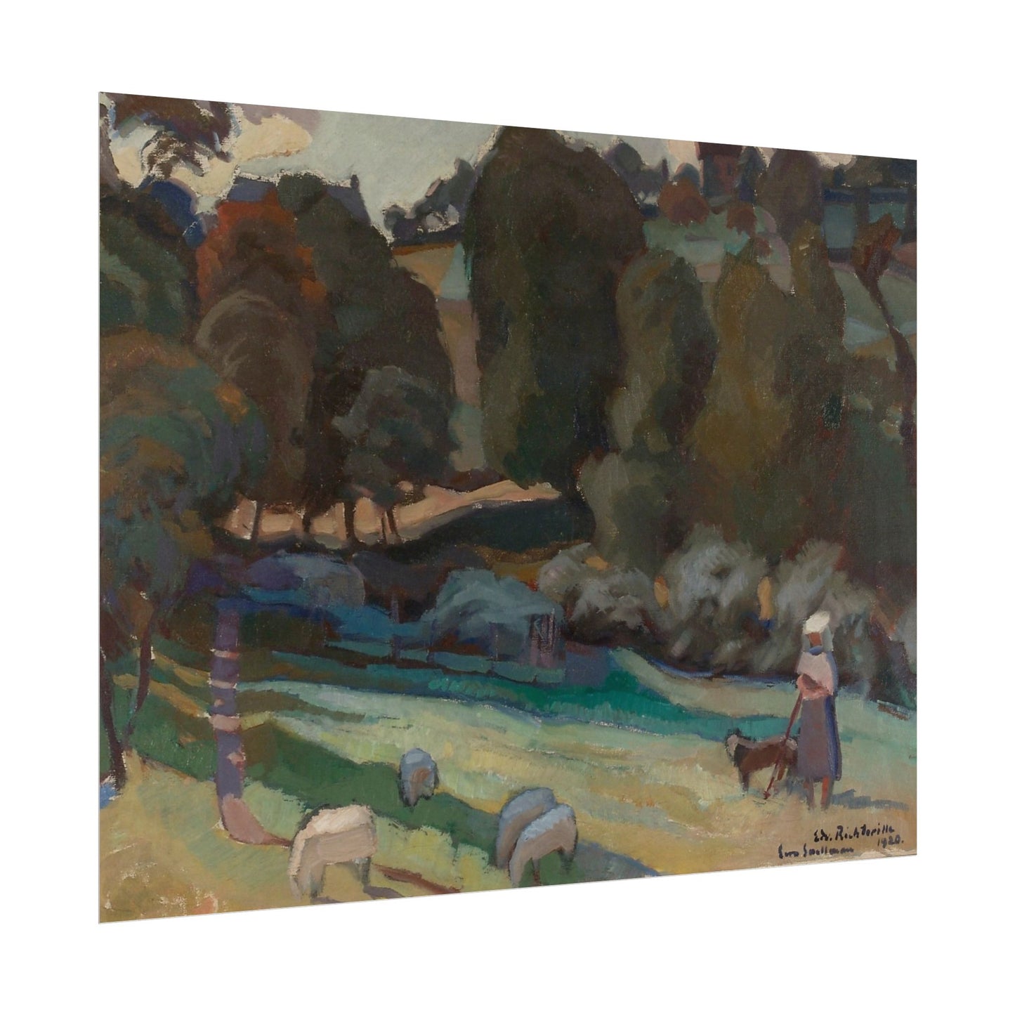 Girl and Sheep