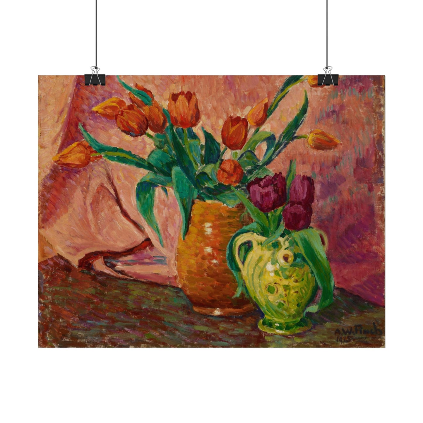 Two Vases with Tulips