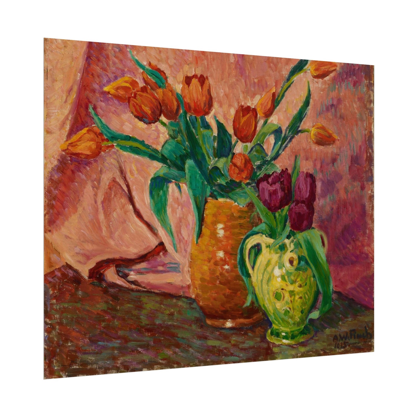 Two Vases with Tulips
