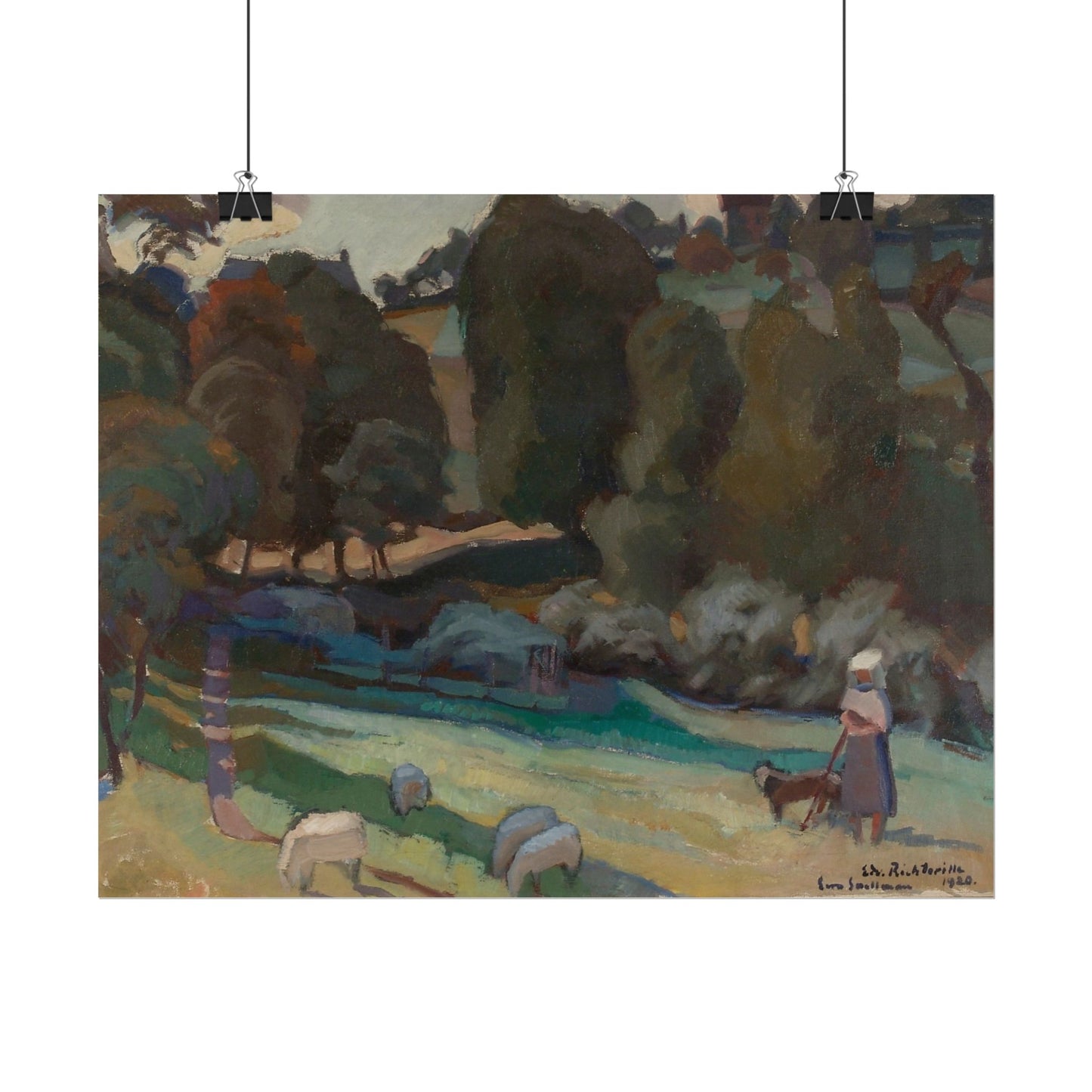 Girl and Sheep