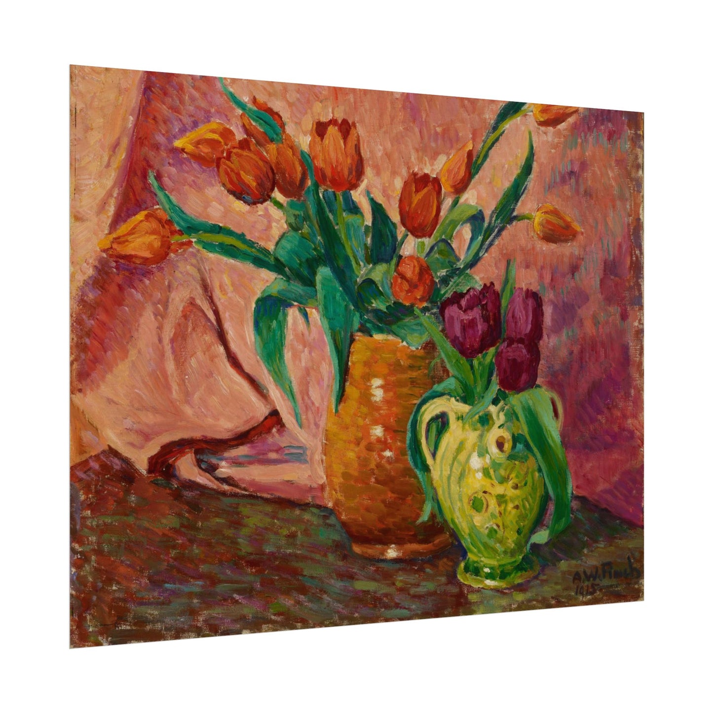 Two Vases with Tulips