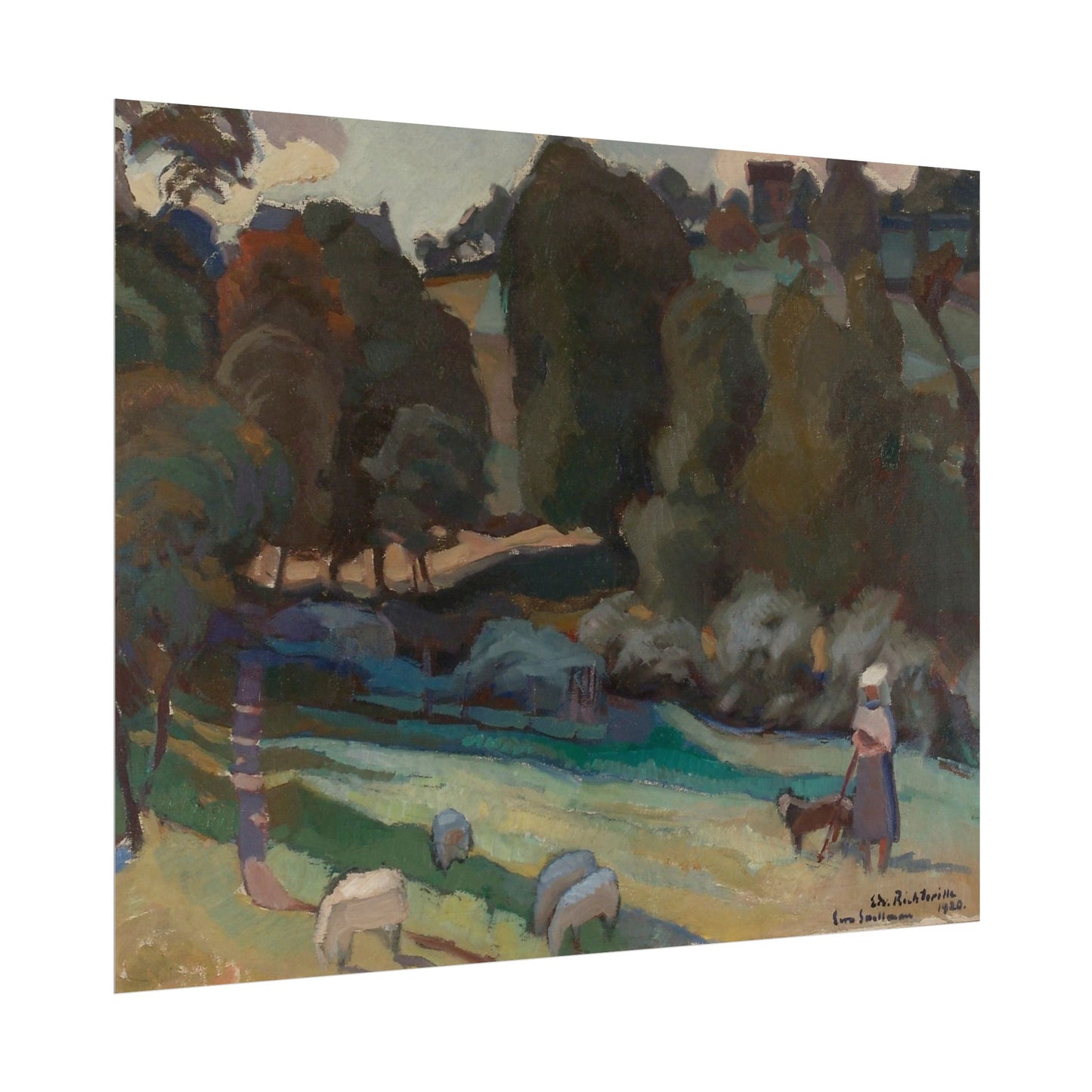 Girl and Sheep