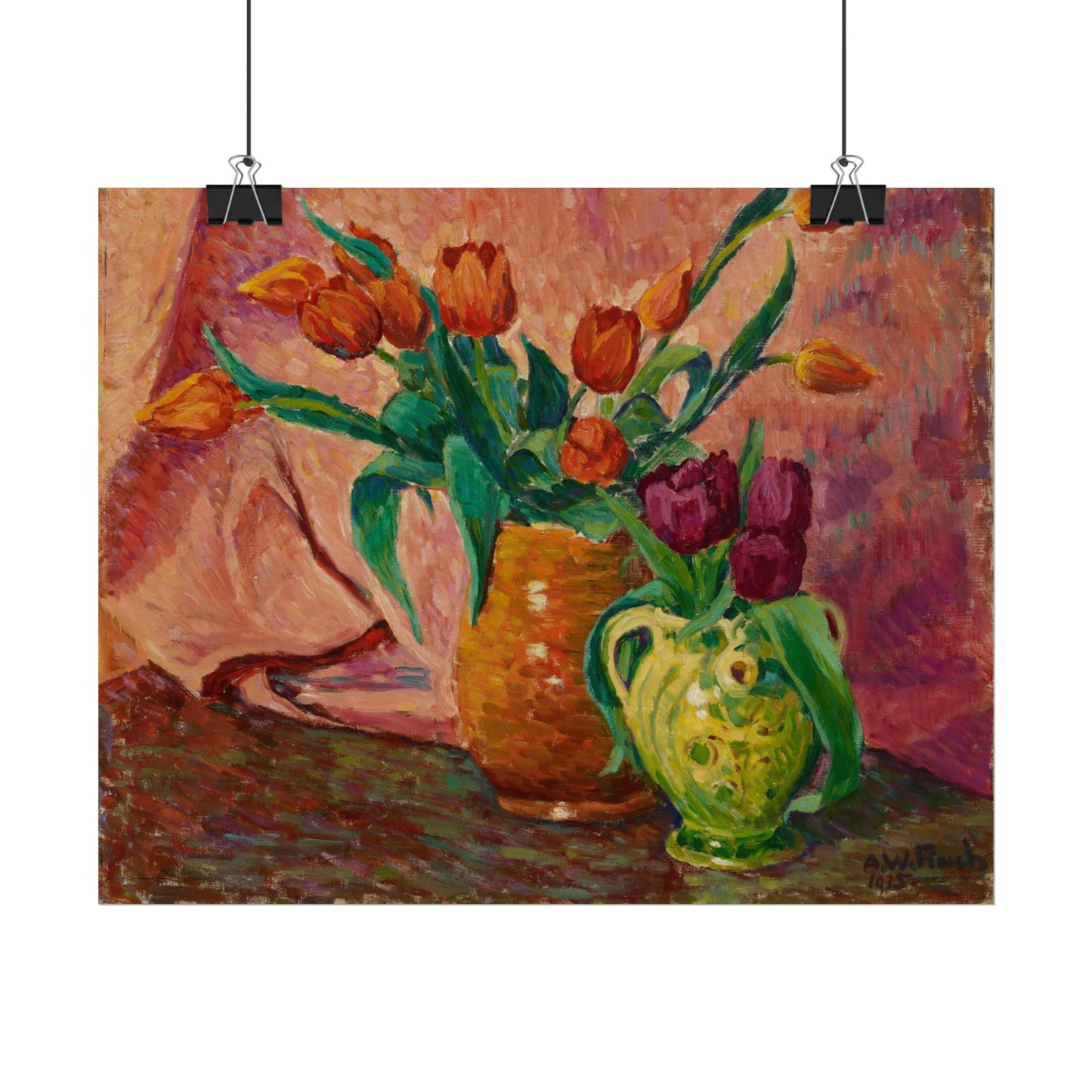 Two Vases with Tulips