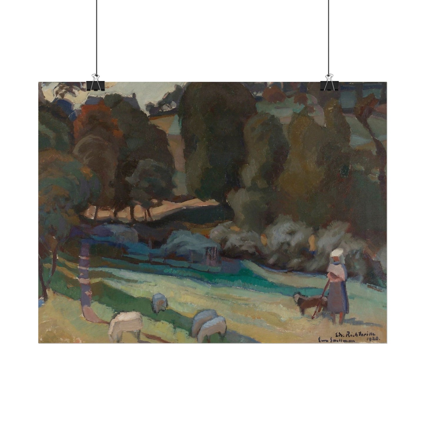Girl and Sheep