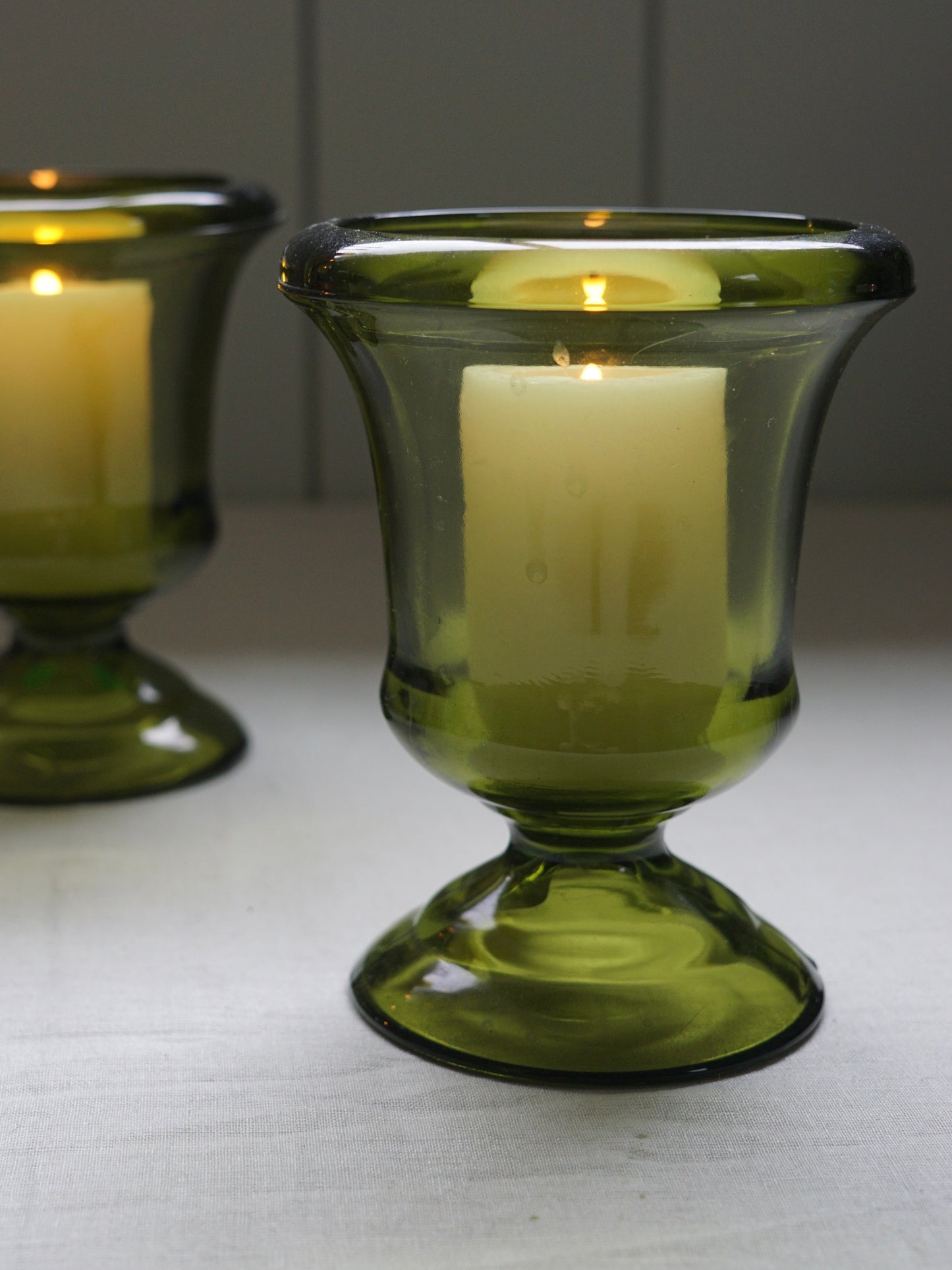 Traditional Glass Candle Holders