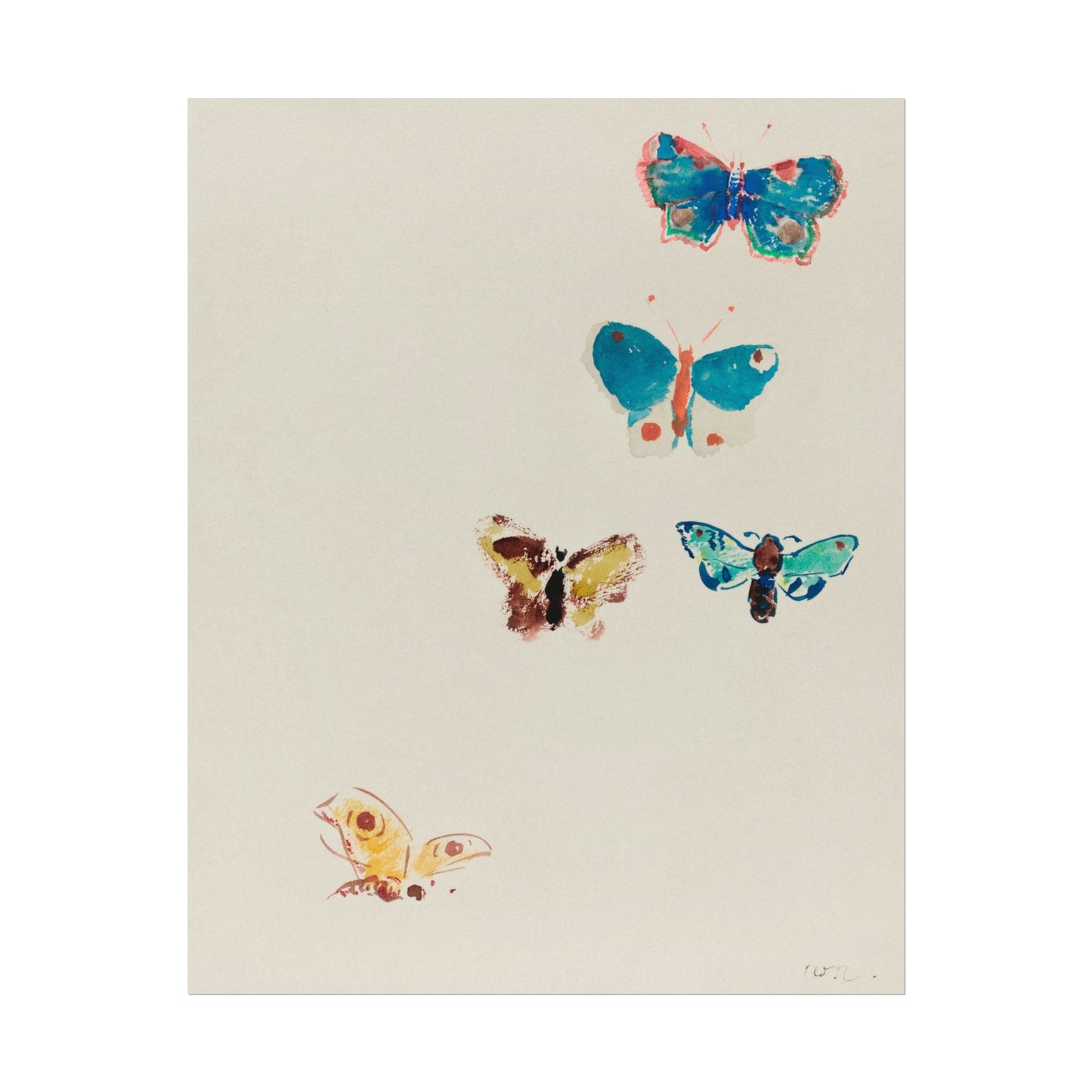 Five Butterflies