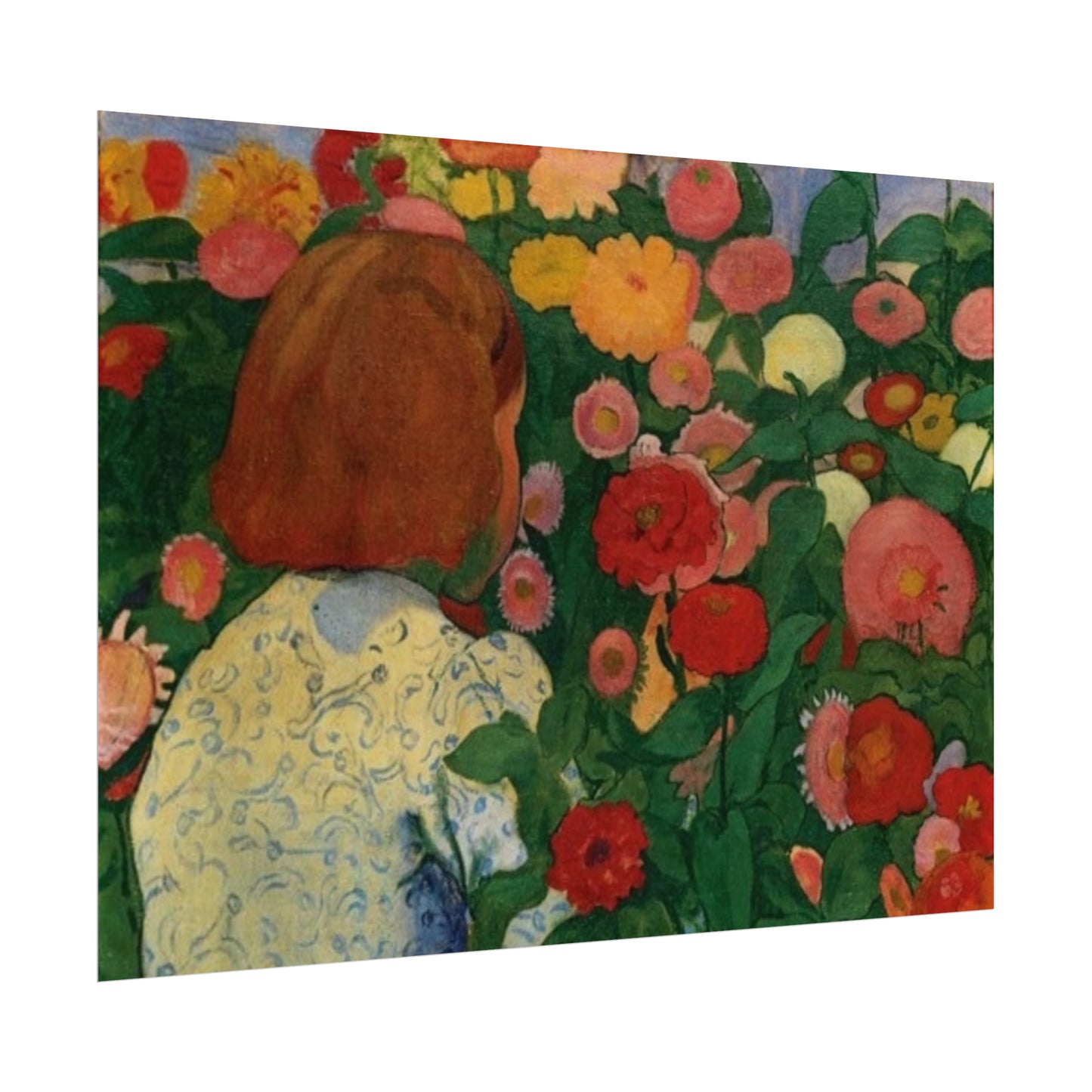 Girl with Flowers