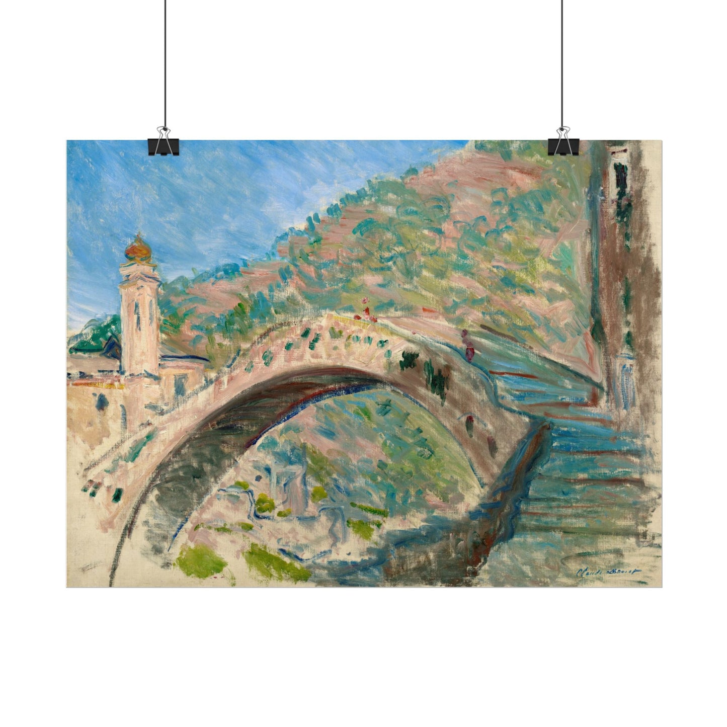 Claude Monet's Bridge at Dolceacqua