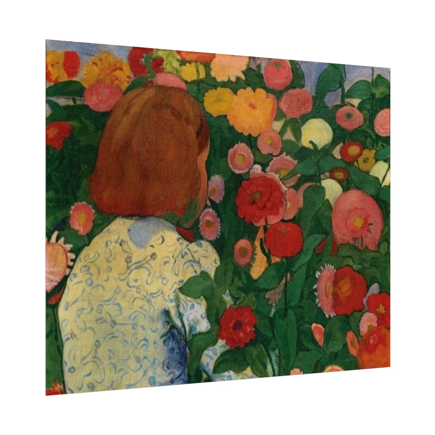 Girl with Flowers