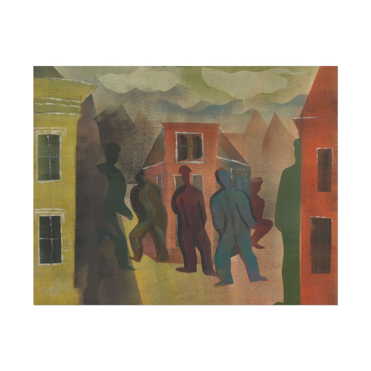 Street Scene with Figures