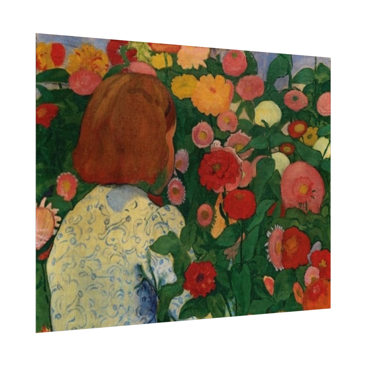 Girl with Flowers