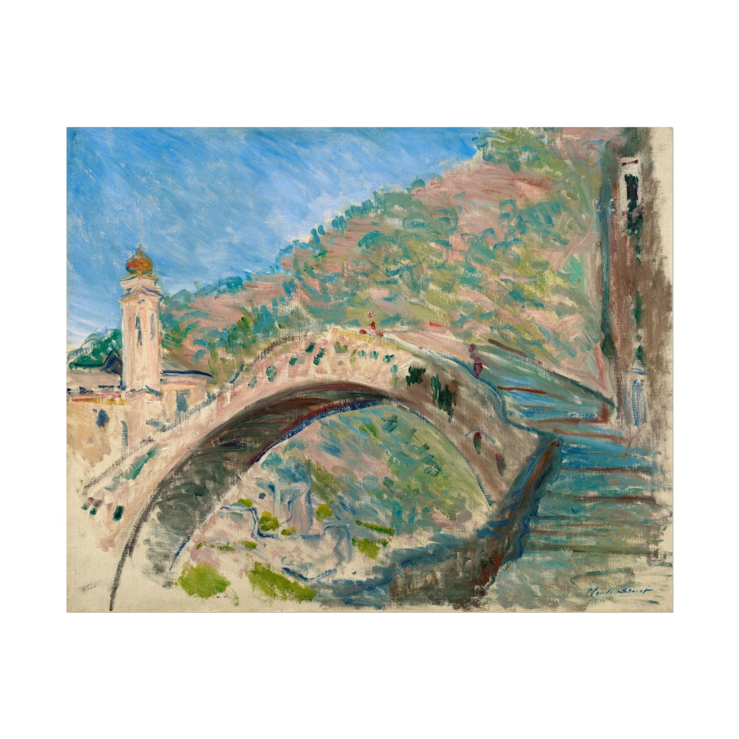 Claude Monet's Bridge at Dolceacqua
