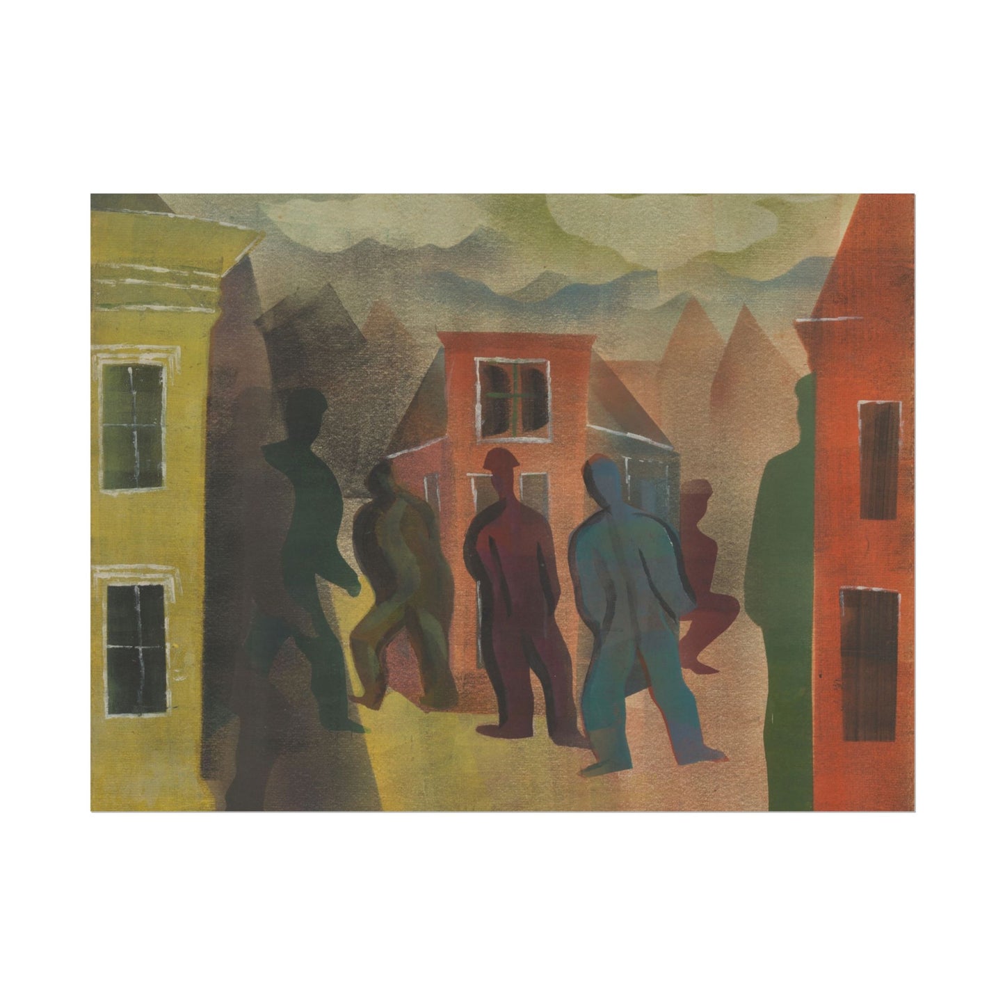 Street Scene with Figures