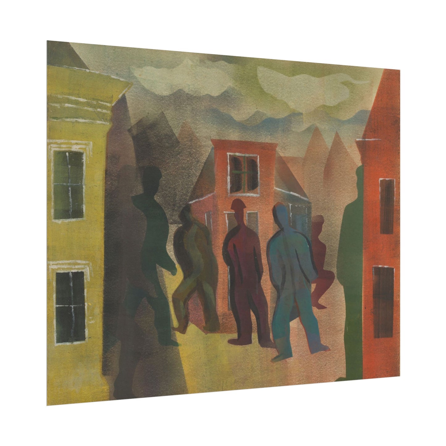Street Scene with Figures