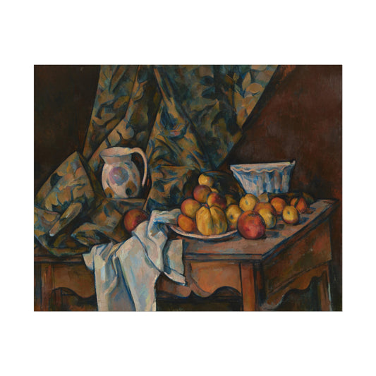Apples and Peaches Still Life
