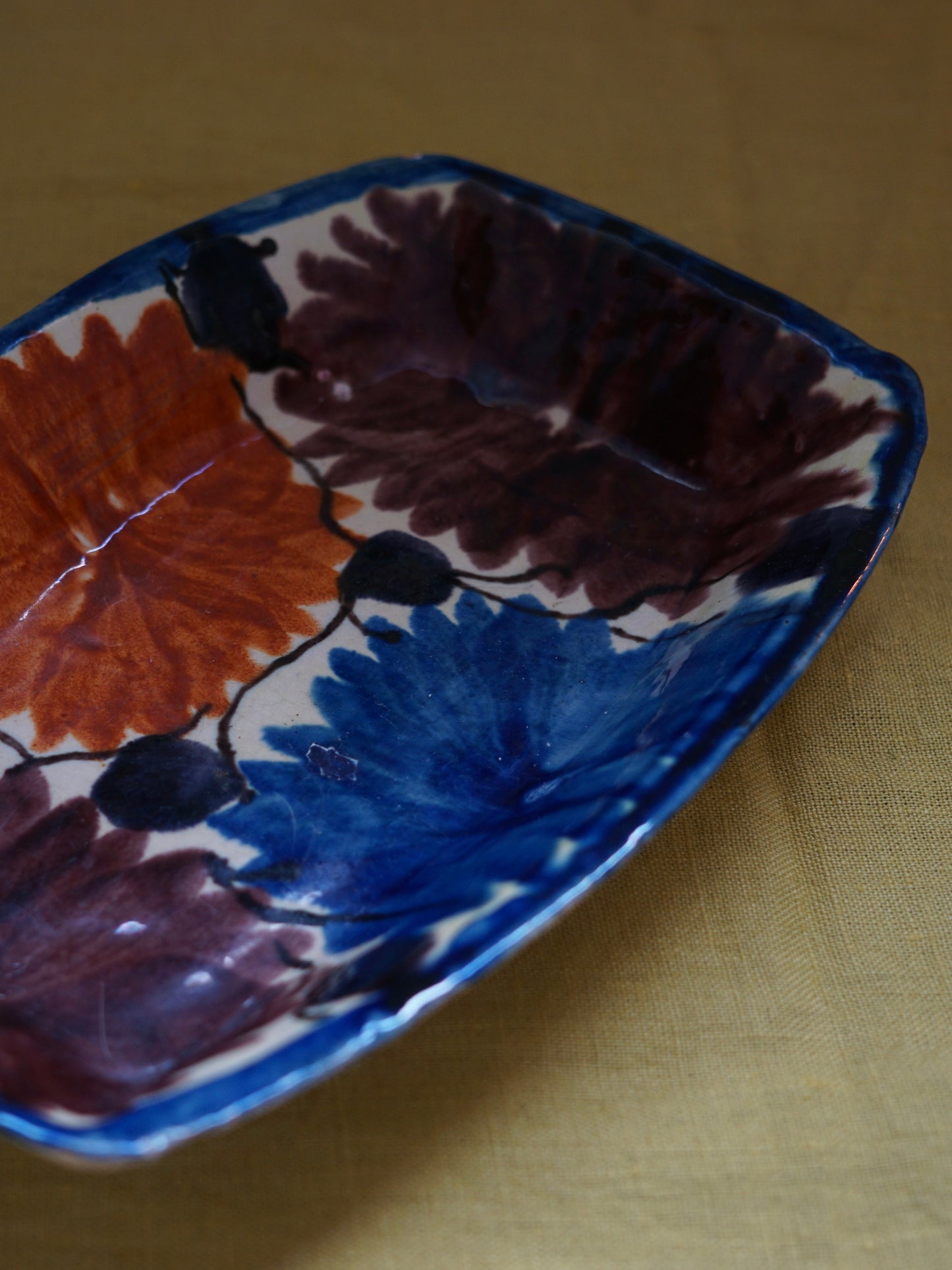 Folk Art Dish
