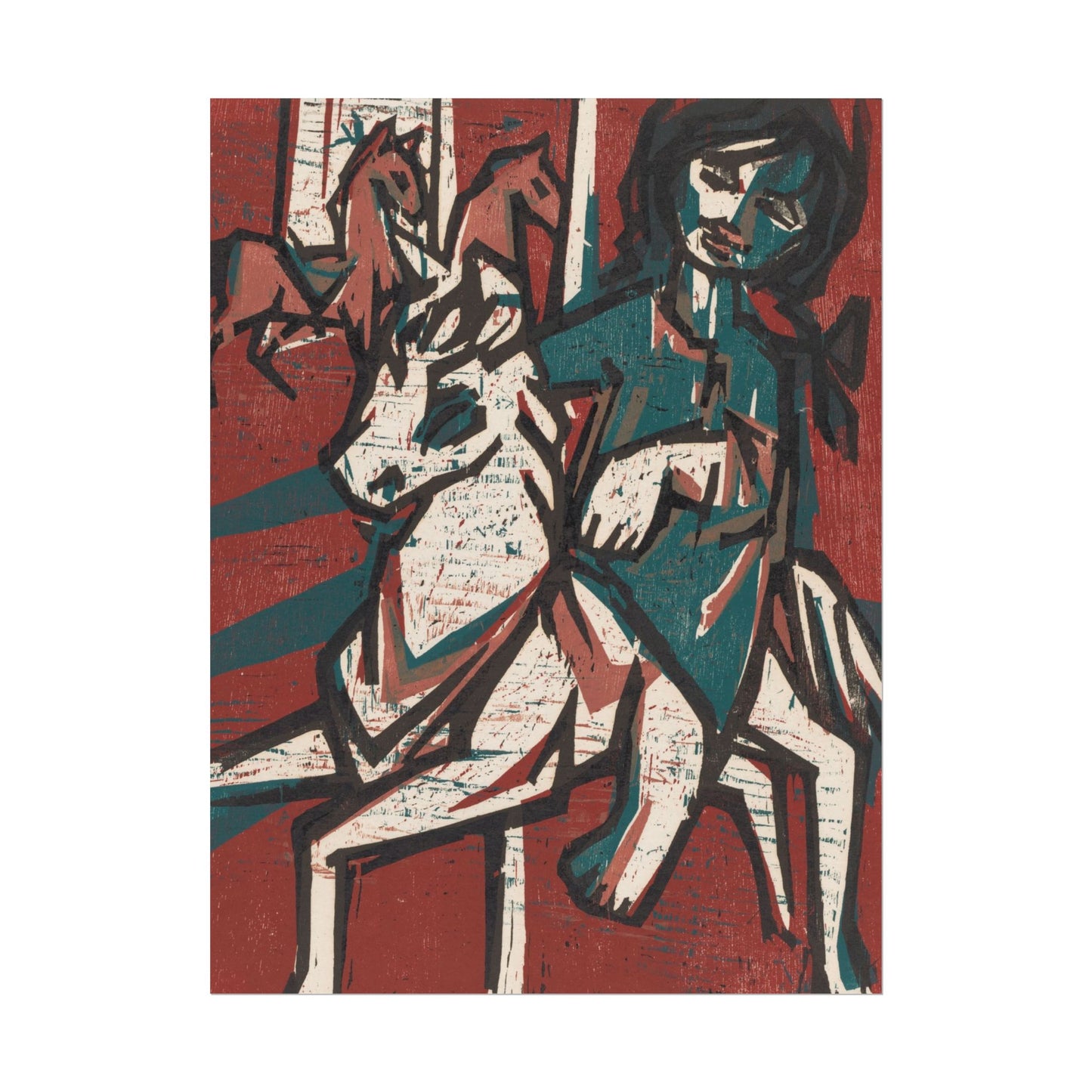 Woman on Horseback