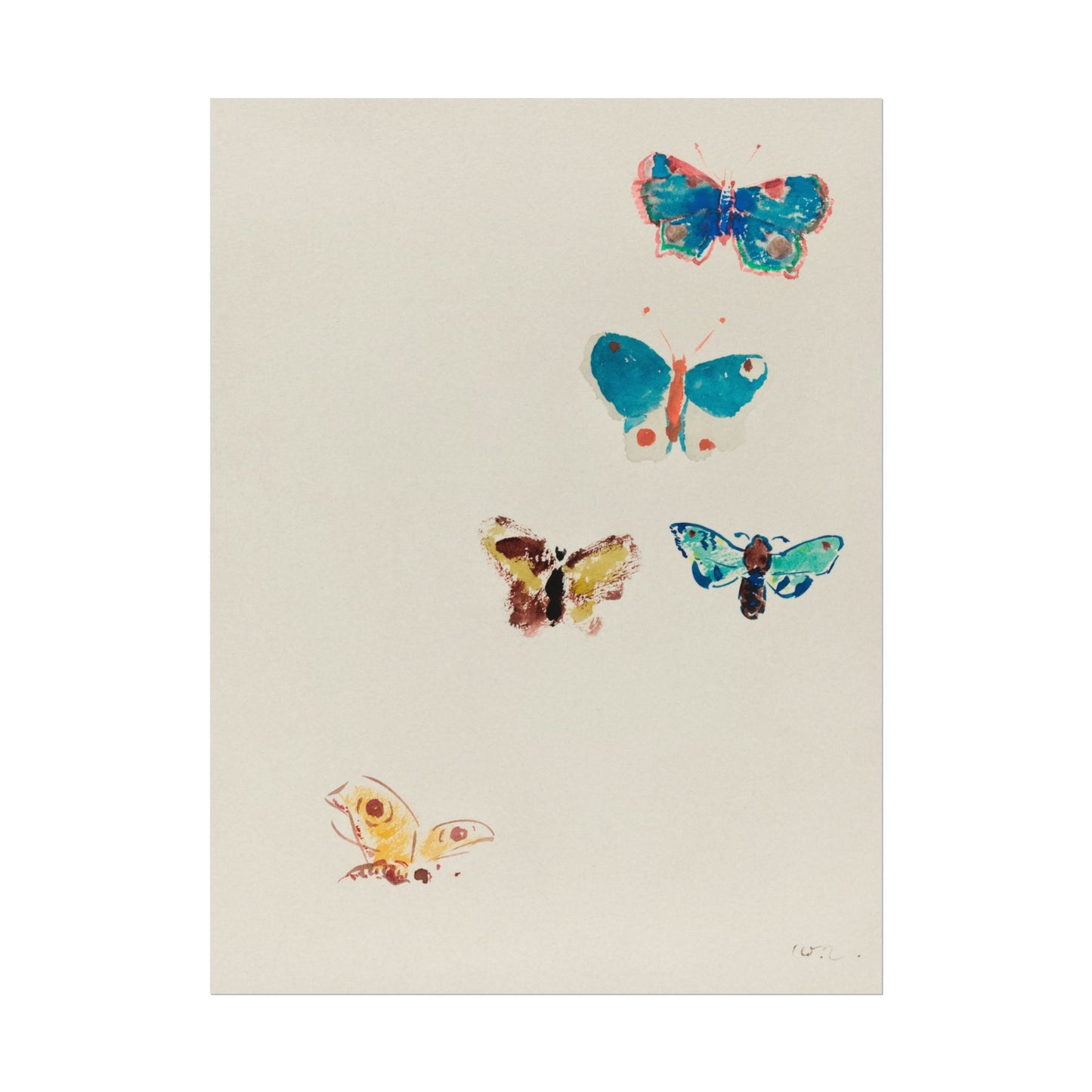 Five Butterflies