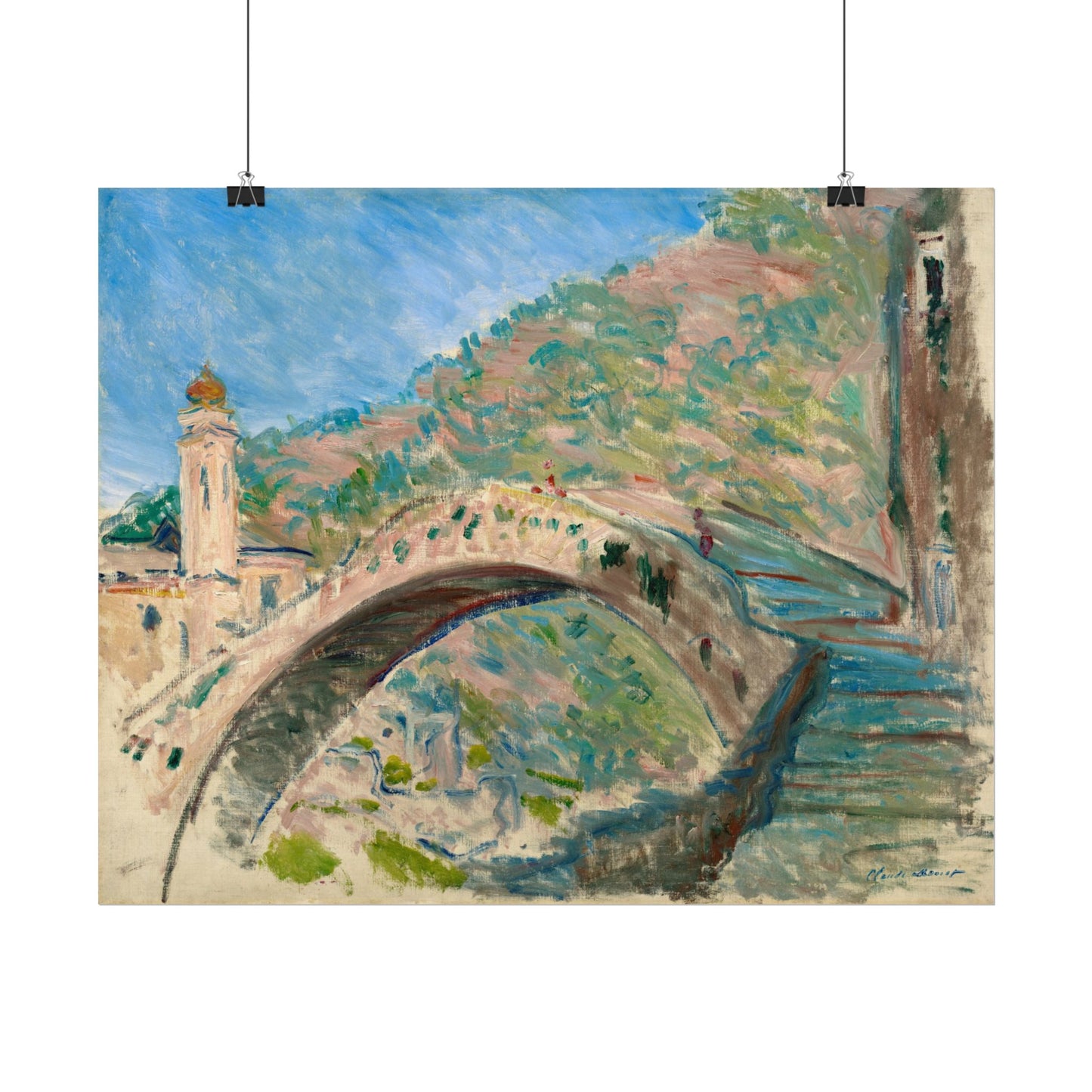 Claude Monet's Bridge at Dolceacqua