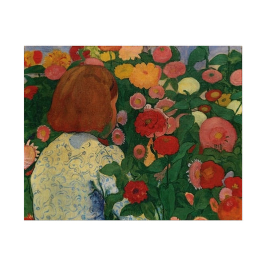 Girl with Flowers