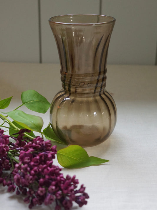 Smokey Glass Vase